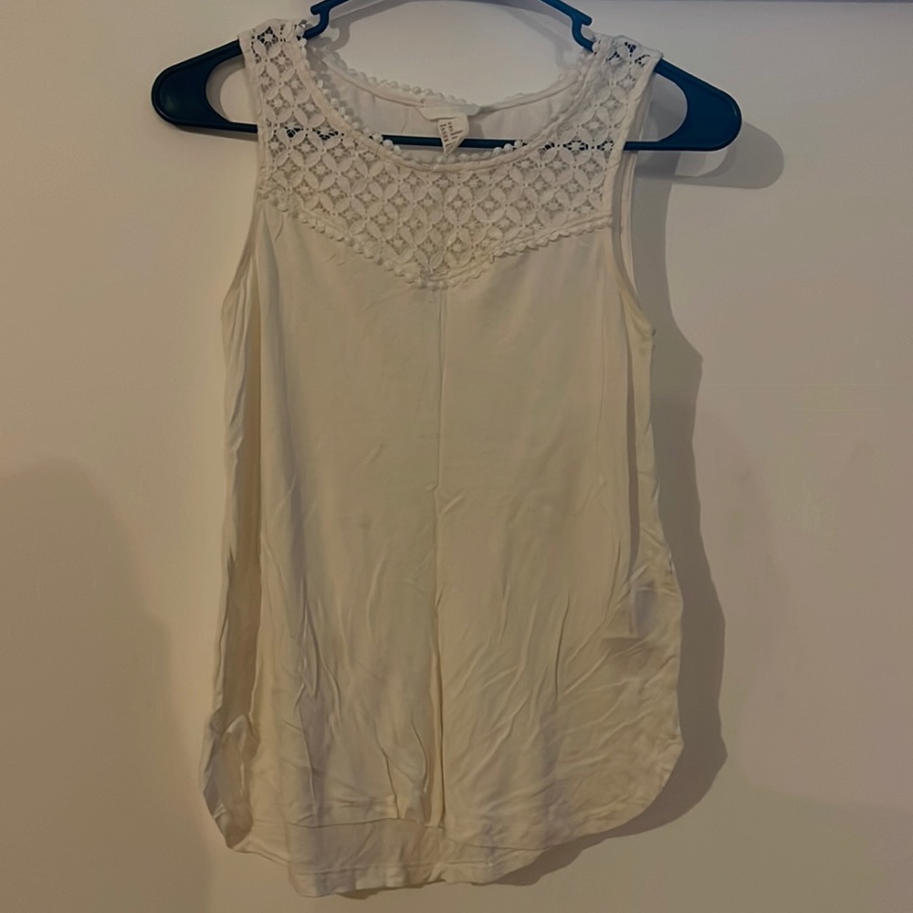 H&M white tank